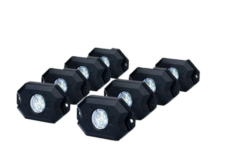 V-Spec 8 pc White Heavy Duty Rock Lights Undercarriage, Bed Light,Exterior Interior,Boat,RZR,pods - Image 5